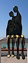 Sculpture on the beach.