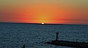 Puerto Vallarta at sunset.